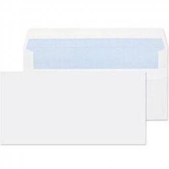 ValueX Wallet Envelope DL Self Seal Plain 90gsm White (Pack 1000)