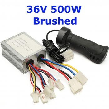 Electric Scooter and Bike Motor Controller 36V 500W with Grip