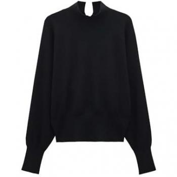 Someday Strickpullover Tellie black