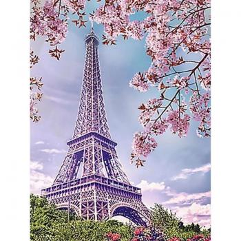 Art de Diamant 5D Cerise et Tour 20x30CM