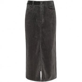 Marc O'Polo Wadenlanger Cordrock Dunkelbraun – Damen, Gr. M