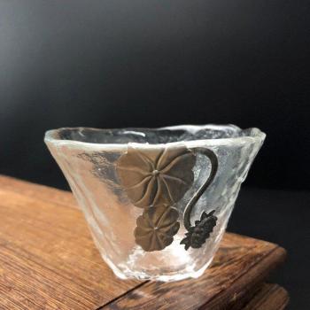 Transparent Japanese Plum Blossom Teacup