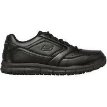 Scarpe da lavoro Skechers Nampa Relaxed Fit nere Taglia 42