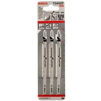 T 345 XF Lames de Scie Sauteuse Bosch – Progressor Bois/Métal (Pack 3)