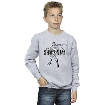 Boys’ Shazam Outline Hoodie in Grey – 3‑4 Years Old