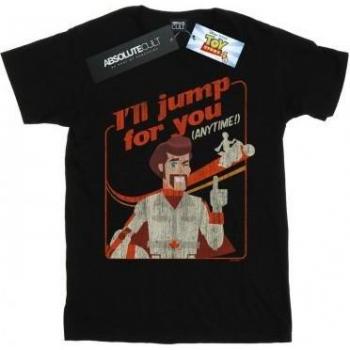 Disney Girls Toy Story 4 Duke I'll Jump For You Katoenen T-shirt 5-6 Jaar