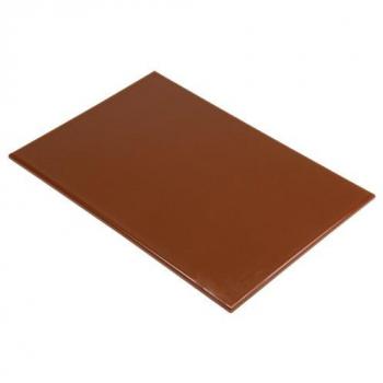 Hygiplas Standard High Density Brown Chopping Board 45x30cm