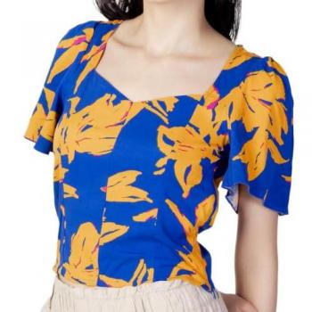Camicetta Only Alma Blu Dazzling Maniche Corte S