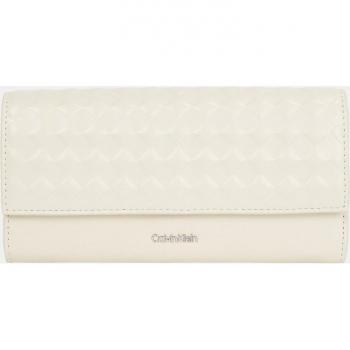 Calvin Klein Geldbörse Mini Quilt Large Trifold K60K611895 Grau