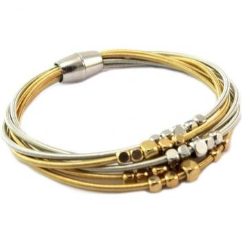 Kilimanjaro Ethnic Bracelet – Gold/Silver Edition (P6573)