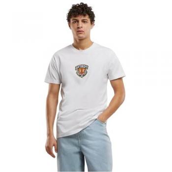 Mister Tee Detroit Tiger Head Patch Herren-T-Shirt – Weiß, XL (SKU 179697)