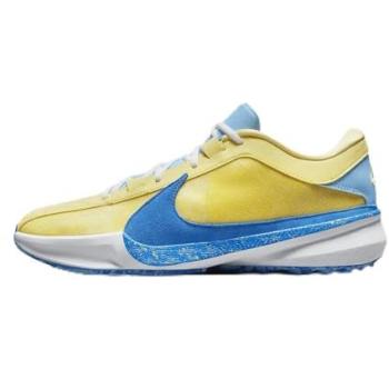 Freak 5 Zoom Hommes Basket Couleur Bleu Jaune Taille 43