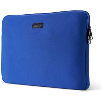 Nilox funda color sleeve portátil de 15,6 azul