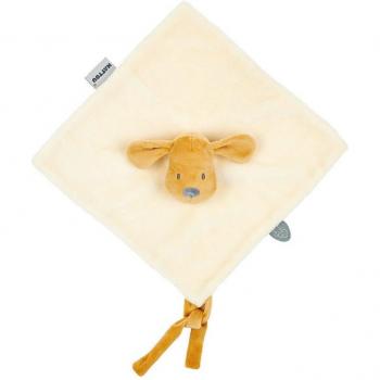 Nattou Charlie Kuscheltuch Hund Flanell Beige Unisex