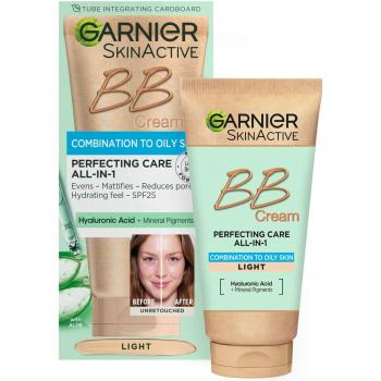 Oil‑Free BB Cream Light Tint – SPF 25, Skin Active Formula