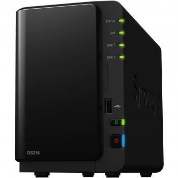 DS216 6TB Home NAS – 2×3TB WD Red in Dual Bay