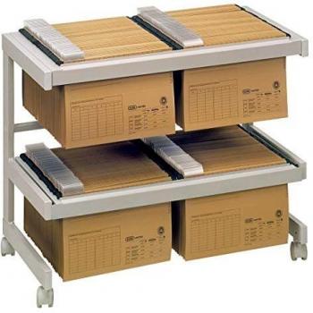 Hängemappenwagen grau 810 x 430 x 670 mm
