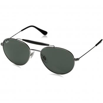 Ray-Ban Youth RB4164N 50 Gunmetal/Green Sunglasses