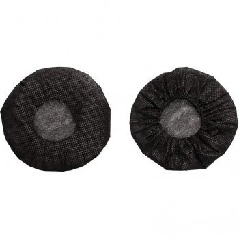 200 Pcs Black Dust-Proof Microphone Covers