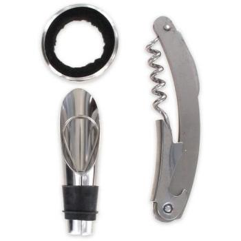 Coffret cadeau pour bouteille de vin Fackelmann avec accessoires