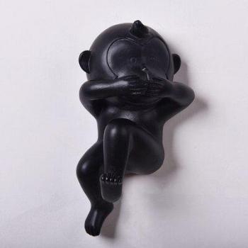 Scandinavian Three Monkey Hook