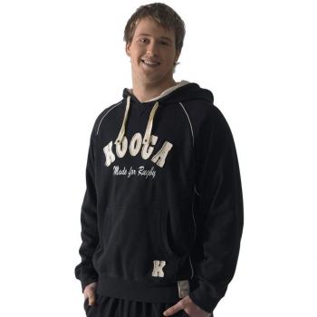 Hooded Sweatshirt by Kooga, 10/11, Black-Cream, Large