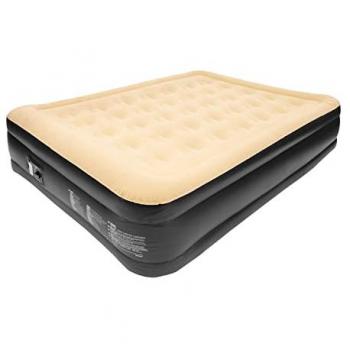 High Raised Inflatable Airbed with Flocked Top