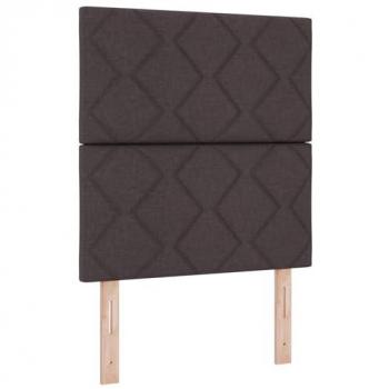 Matelas Résistant 80 x 200 cm – Vidaxl Lit Box Spring en Tissu Marron