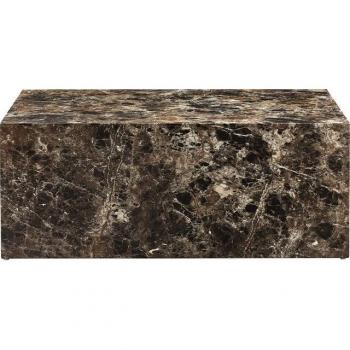 Almeria Couchtisch – Stilvoller Beistelltisch 90/60 cm in Marmoroptik
