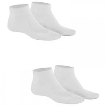 Hudson Calzini Alla Caviglia Uomo Bianco 2-Pack 47-50