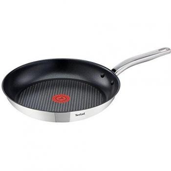 Tefal Intuition 24 cm Frypan, Stainless – Classic Silver