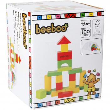 Vedes Beeboo Bunte Bauklötze – 100 Stück – Handelsware