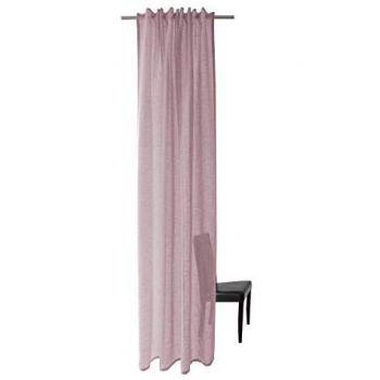 Transparente Gardine lila 140x1 cm