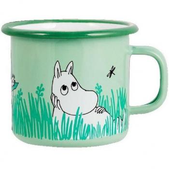 Muurla Kinder‑Kaffeetasse „Moomin Boys“ – Grün (250 ml)
