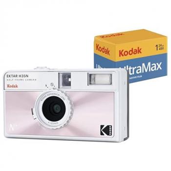 KODAK EKTAR H35N Pink Edition Half-Frame Camera with 24 Exposure Film