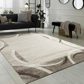 Moucheté Chic Tapis de Salon Borduré