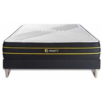 Ensemble sommier + matelas 140x190 Ultra Micro Ressorts et mémoire de forme