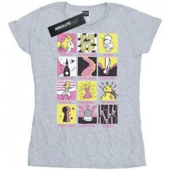 T-Shirt Blanche Carreaux Tinkerbell pour Femmes