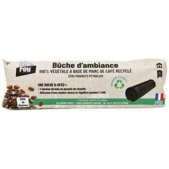 Bûche de Chauffage Durable au Marc de Café