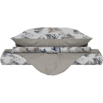 BluStampa – Copripiumino con Federe a Pattern Urban