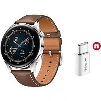 Huawei Watch 3 Classic + 5V 2A Type‑C Charging Cable