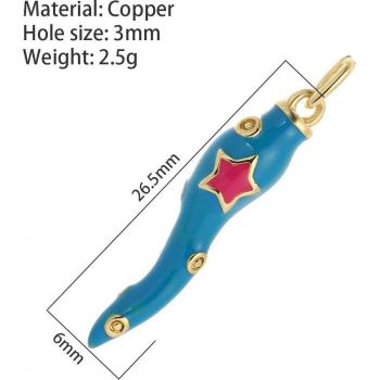 Pepper Pendant for Bracelets
