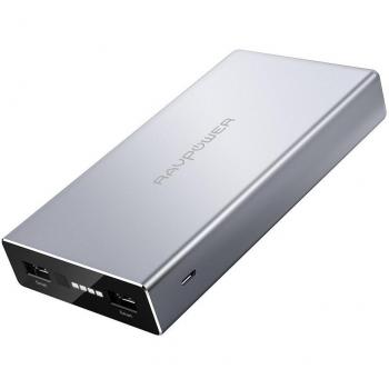 RAVPower 20100 mAh Portable Charger – Dual‑USB 2,4 A Smart Ports