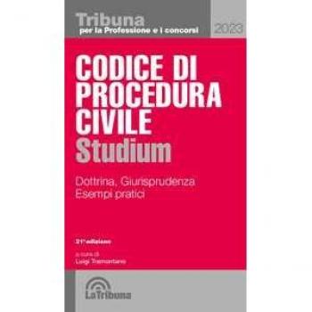 CODICE DI PROCEDURA CIVILE 2023 STUDIUM