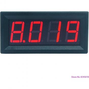 4-Digit Red LED Current Panel Meter 0-9.999A