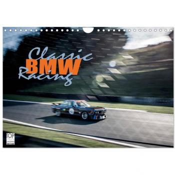 Classic BMW Racing (Wandkalender 2025 DIN A4 quer) CALVENDO Monatskalender