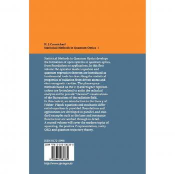 Statistical Methods in Quantum Optics 1