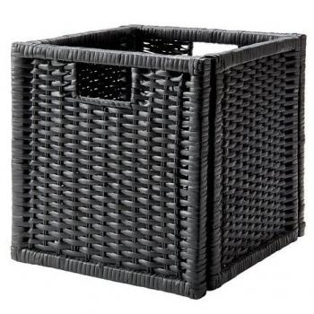 Branäs Woven Basket for Home/Office (32x34x32 cm) Dark Grey