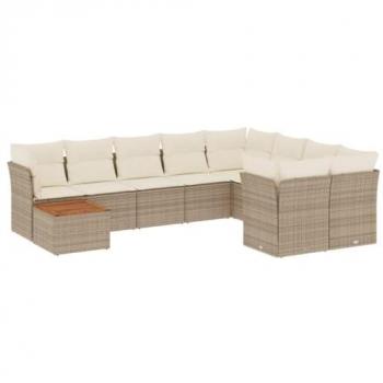 Verde Urbano Sofá Patio 10 piezas + Almohadas