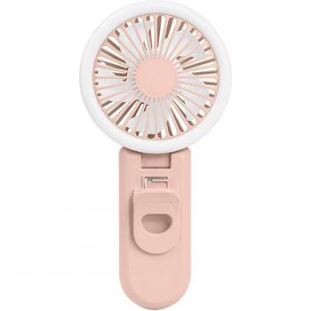 Porte‑Ventilateur Portable 3V – Lumière LED, Pince USB, Téléphone
